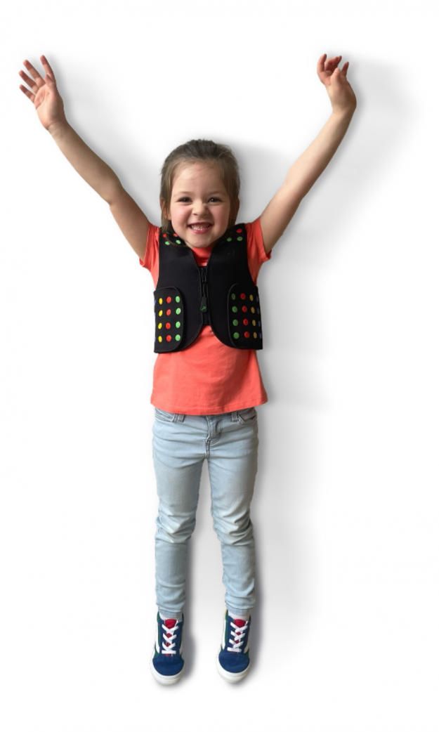 Child's Vest final Image girl standing_resized_resized